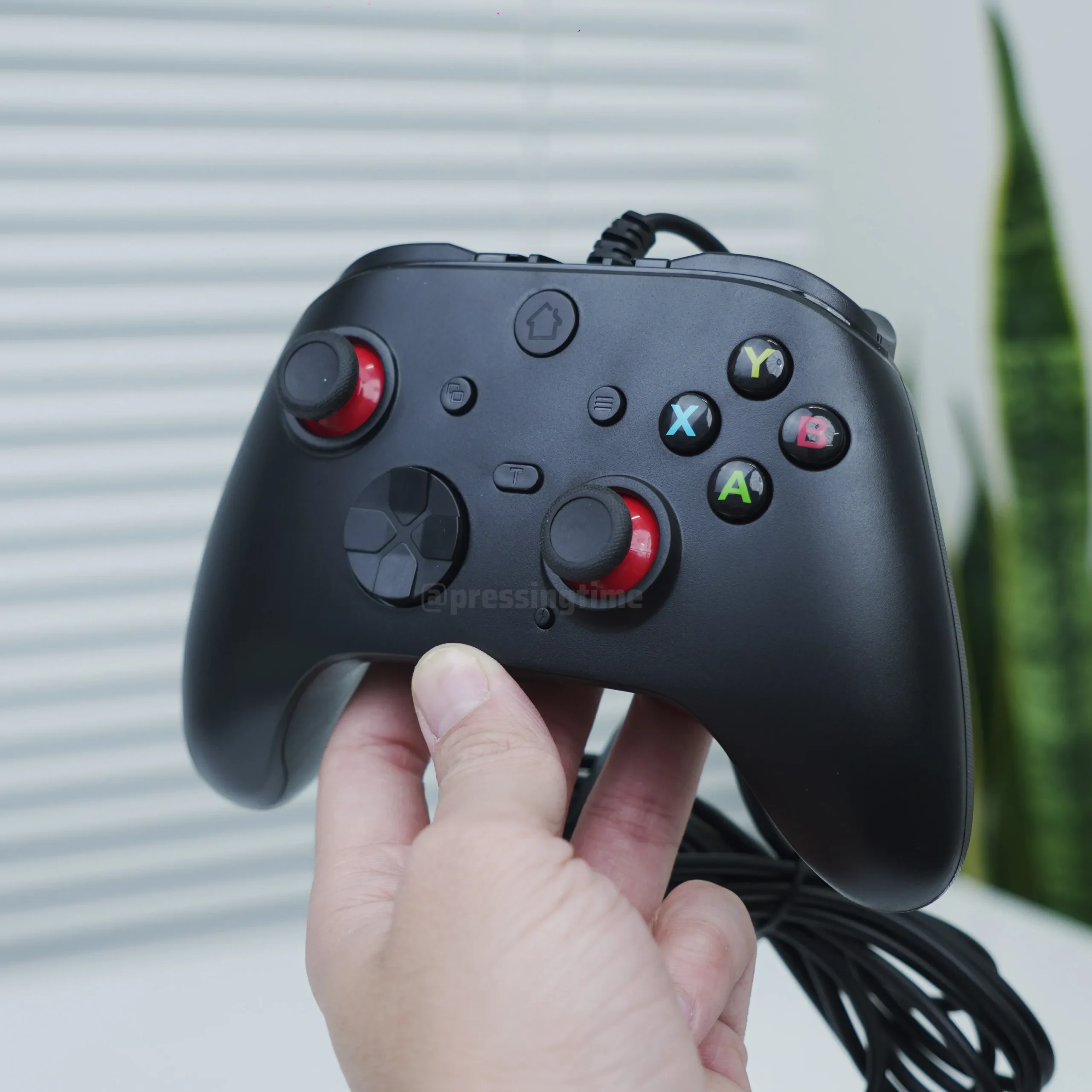 Tay cầm chơi game A102L HE _ Cần Joystick Hall Effect chống trôi, 2 nút Macro gán skill, có đây kết nối dài 2,2m - Pressing Time - Ảnh 7