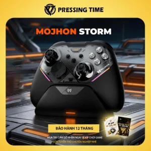 Tay Cầm MOJHON STORM – Cần TMR, 4 macro, kèm dock sạc, kết nối đa nền tảng